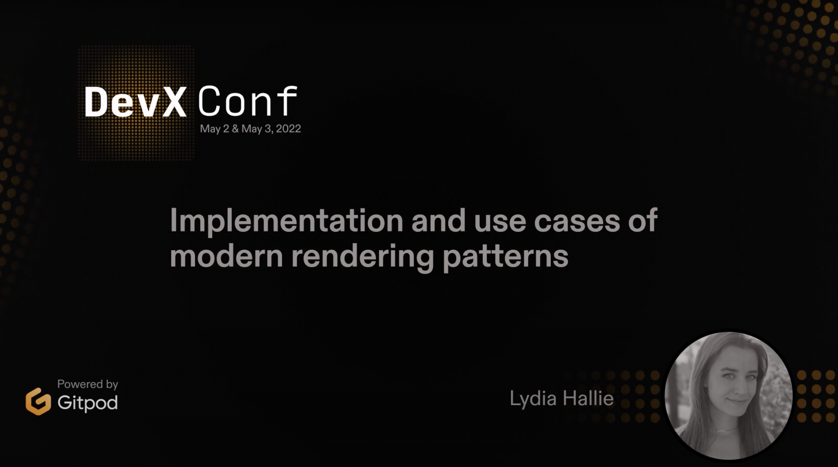Implementation and use cases of modern rendering patterns by Lydia Hallie
